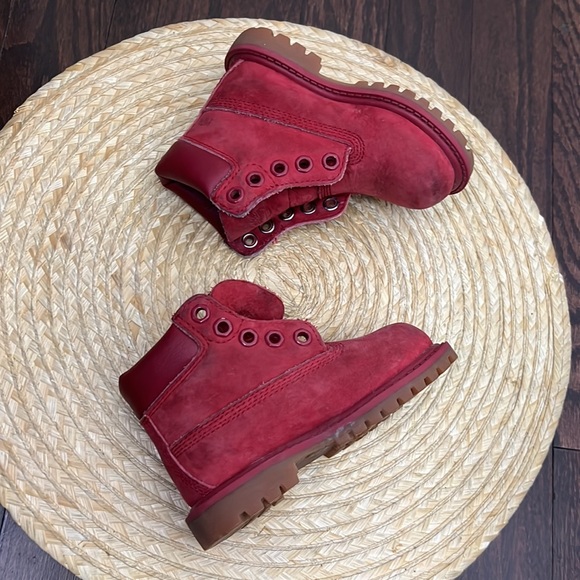 Timberland Kids Waterproof Combat Boots Size 5 - Picture 8 of 11